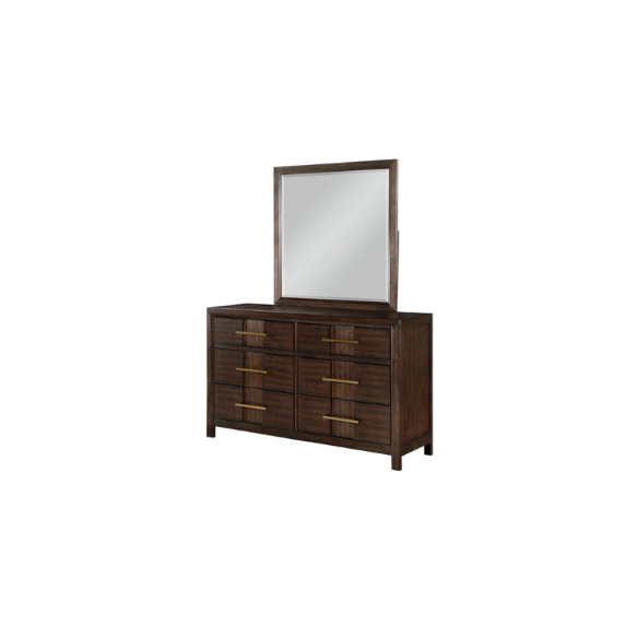 Elegant Platform Storage 4-Piece Queen Bedroom Set – Timeless Design with Modern Functionality, Includes Bed, Dresser, Mirror, and Nightstand
