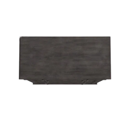 Rustic Driftwood Grey King 5-Piece Bedroom Set – Upholstered Tufted Bed, Nightstand, Dresser with Mirror, and Chest