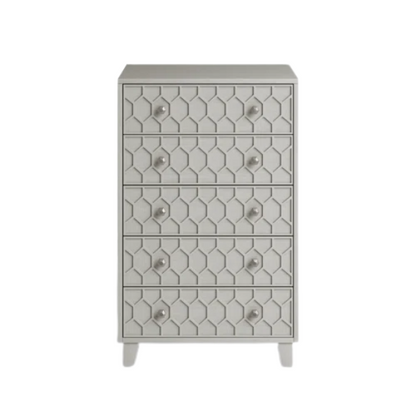 Modern Panel Configurable Bedroom Set with Honeycomb Design Headboard – Stylish and Contemporary with Sleek Lines and Sophisticated Appeal