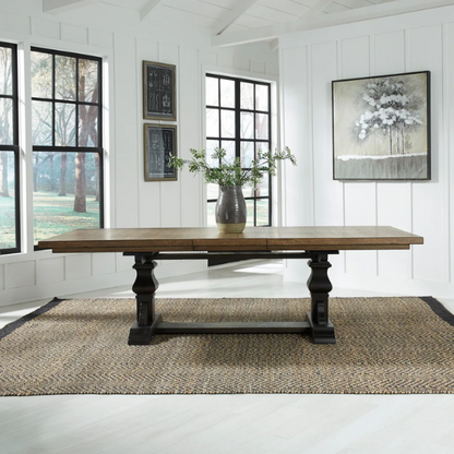 Classic Vintage Trestle Dining Table – Timeless Charm with a Modern Twist