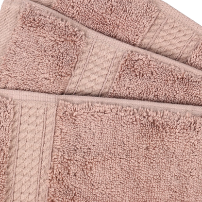 Luxury Blush Egyptian Cotton 3-Piece Towel Set – 800 GSM Plush and Highly Absorbent Bath Towels