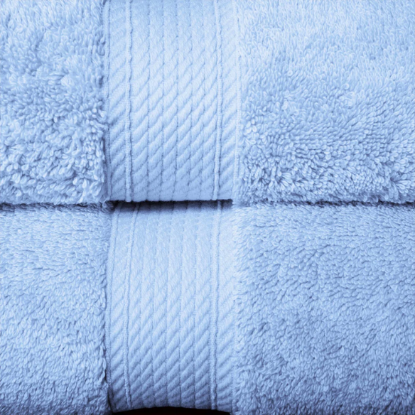 Luxury Pale Blue Egyptian Cotton 3-Piece Towel Set – 800 GSM Plush and Highly Absorbent Bath Towels