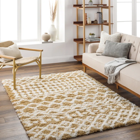 Contemporary Geometric Area Rug – Striking Design, Durable Construction, and Timeless Charm for Your Home