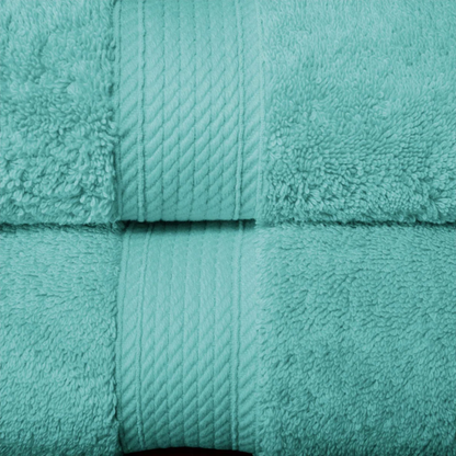 Luxury Turquoise Egyptian Cotton 3-Piece Towel Set – 800 GSM Plush and Highly Absorbent Bath Towels