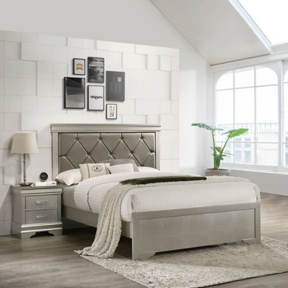Glamour Bedazzled 5-Piece Twin Bedroom Set – Sparkling Elegance & Luxe Design