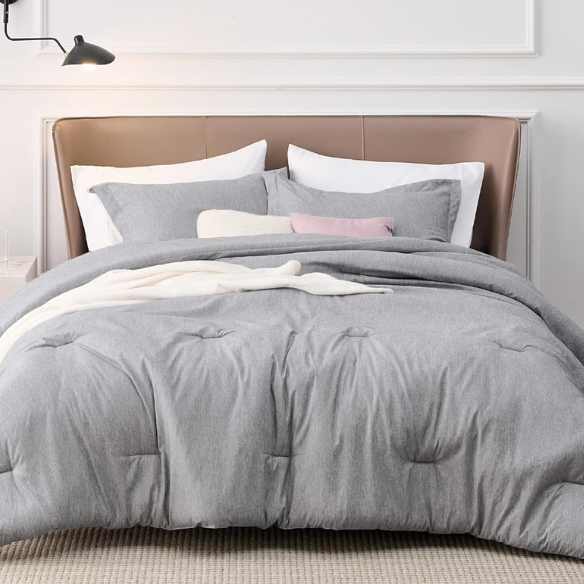 All-Season Comforter Set – Reversible Cooling & Warmth Bed Set for Ultimate Comfort Year-Round