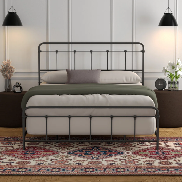 Sturdy Metal Platform Bed – Full/Double Size with Modern Design & Lasting Durability