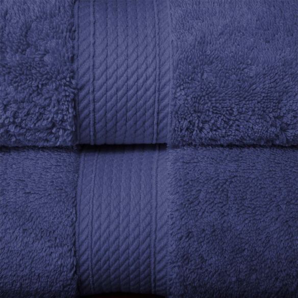 Luxury Royal Blue Egyptian Cotton 3-Piece Towel Set – 800 GSM Plush and Highly Absorbent Bath Towels