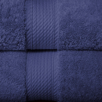 Luxury Royal Blue Egyptian Cotton 3-Piece Towel Set – 800 GSM Plush and Highly Absorbent Bath Towels