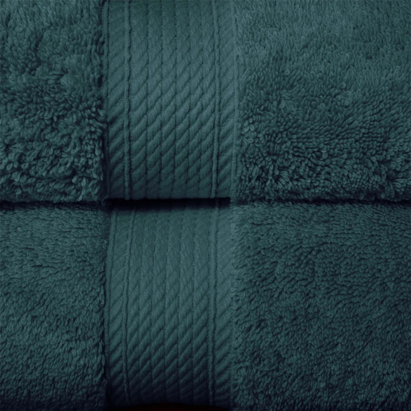 Luxury Dark Green Egyptian Cotton 3-Piece Towel Set – 800 GSM Plush and Highly Absorbent Bath Towels