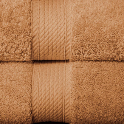 Luxury Orange Rust Egyptian Cotton 3-Piece Towel Set – 800 GSM Plush and Highly Absorbent Bath Towels