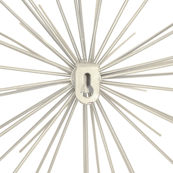 Metal 3D Long Spike Wall Décor Set – Contemporary Sunburst Design for Living Room, Entryway & Bedroom Accent