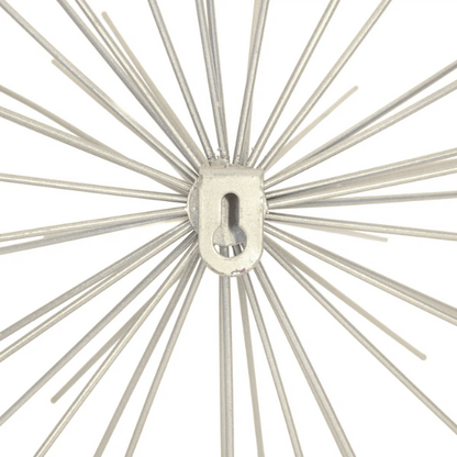 Metal 3D Long Spike Wall Décor Set – Contemporary Sunburst Design for Living Room, Entryway & Bedroom Accent