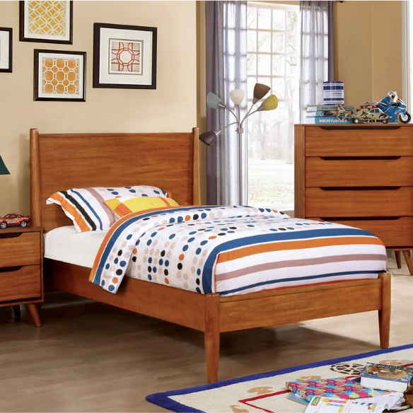 Chic Brown 3-Piece Bedroom Set: Timeless Style for Modern Living