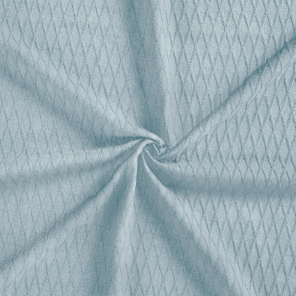 Light Blue Weave Cotton Blanket – Elegant, Soft & Breathable All-Season Comfort