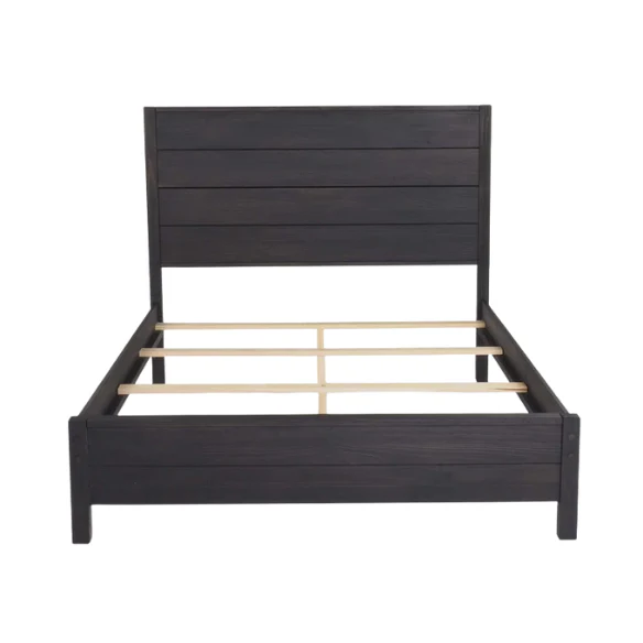 2-Piece Queen Panel Bedroom Set – Rustic Chic Design in 100% Solid Pine Wood from Sustainable Forests