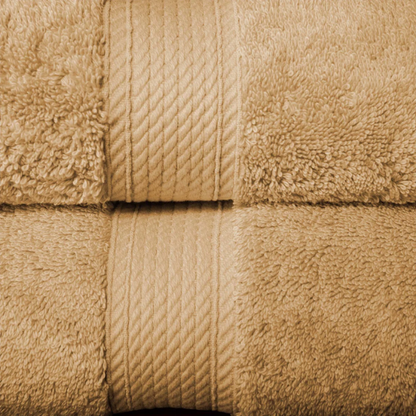 Luxury Tan Egyptian Cotton 3-Piece Towel Set – 800 GSM Plush and Highly Absorbent Bath Towels