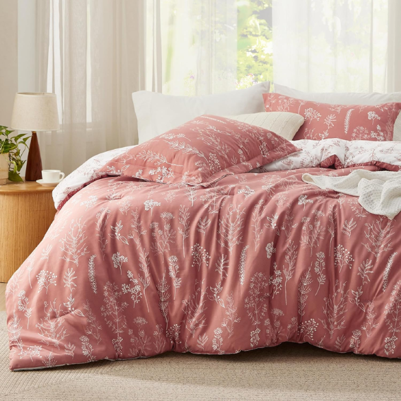 Floral Comforter Set – Stylish and Cozy Bedding with Cute Floral Pattern for a Beautiful Bedroom Makeover