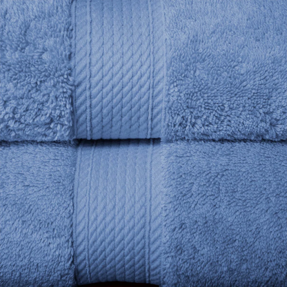 Luxury Light Blue Egyptian Cotton 3-Piece Towel Set – 800 GSM Plush and Highly Absorbent Bath Towels