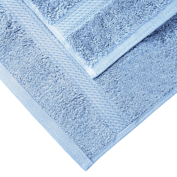 Luxury Pale Blue Egyptian Cotton 3-Piece Towel Set – 800 GSM Plush and Highly Absorbent Bath Towels