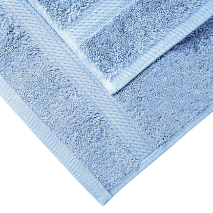 Luxury Pale Blue Egyptian Cotton 3-Piece Towel Set – 800 GSM Plush and Highly Absorbent Bath Towels
