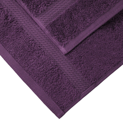 Luxury Purple Egyptian Cotton 3-Piece Towel Set – 800 GSM Plush and Highly Absorbent Bath Towels