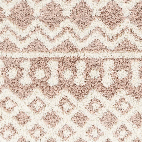 Soft Cozy Woven Shag Bohemian Tribal Area Rug