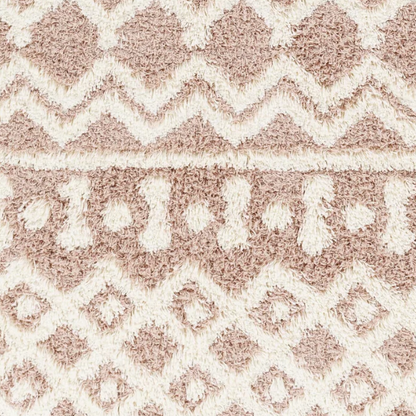 Soft Cozy Woven Shag Bohemian Tribal Area Rug
