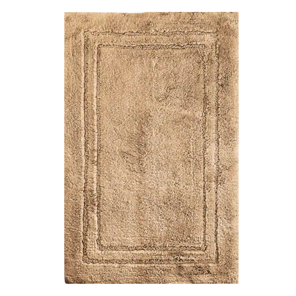 Light Brown Cotton 2-Piece Bath Rug Set – Plush, Non-Slip, Highly Absorbent Rugs (20" x 30" & 24" x 36")
