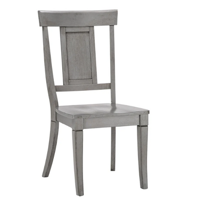 Solid Wood Slat Back Dining Chairs (Set of 2) – Farmhouse Style Seating