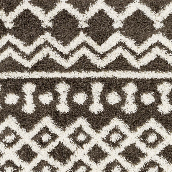 Soft Cozy Woven Shag Bohemian Tribal Area Rug