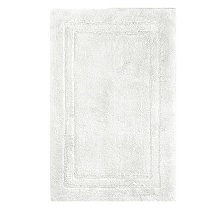 White Cotton 2-Piece Bath Rug Set – Plush, Non-Slip, Highly Absorbent Rugs (20" x 30" & 24" x 36")