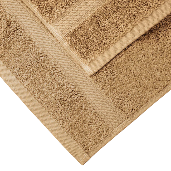 Luxury Tan Egyptian Cotton 3-Piece Towel Set – 800 GSM Plush and Highly Absorbent Bath Towels