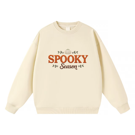 Spooky Season Cream Crewneck Sweatshirt