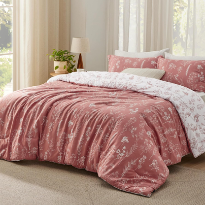 Floral Comforter Set – Stylish and Cozy Bedding with Cute Floral Pattern for a Beautiful Bedroom Makeover