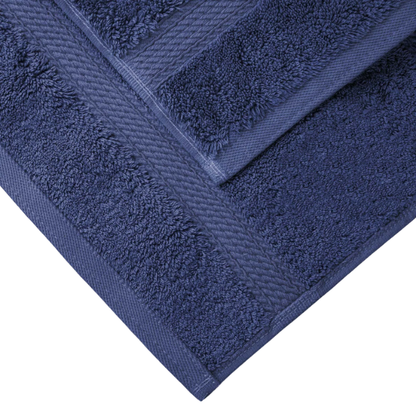 Luxury Royal Blue Egyptian Cotton 3-Piece Towel Set – 800 GSM Plush and Highly Absorbent Bath Towels