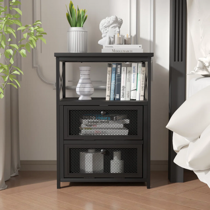 Metal Framed 3-Piece Full Double Size Bedroom Set – Sleek Design with Sturdy Frame and Modern Appeal