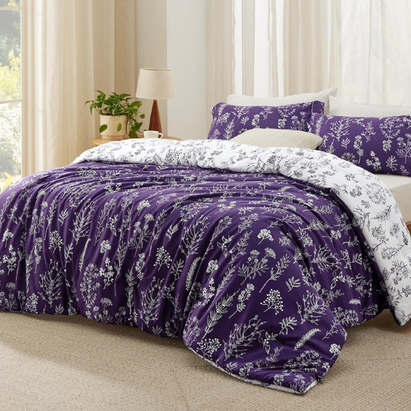 Floral Comforter Set – Stylish and Cozy Bedding with Cute Floral Pattern for a Beautiful Bedroom Makeover