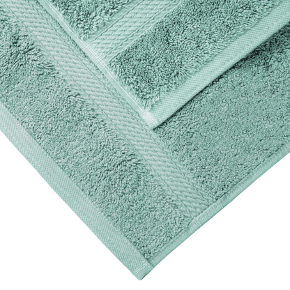 Luxury Seafoam Green Egyptian Cotton 3-Piece Towel Set – 800 GSM Plush and Highly Absorbent Bath Towels