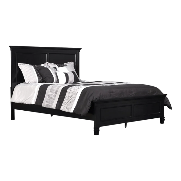 Classic King Size Solid Wood Platform Bed with Timeless Design and Sturdy Construction