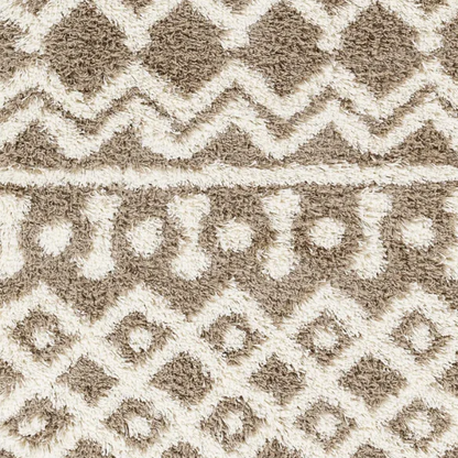 Soft Cozy Woven Shag Bohemian Tribal Area Rug