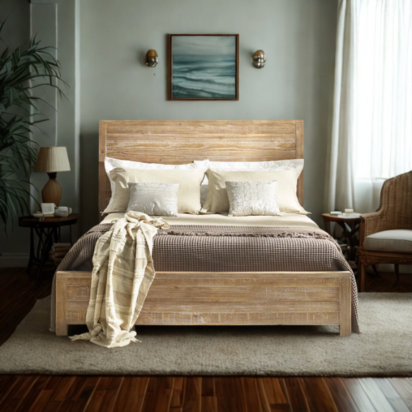 Stylish Wooden Twin 2-Piece Bedroom Set: Elegant Design for Cozy and Functional Spaces