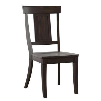 Solid Wood Slat Back Dining Chairs (Set of 2) – Farmhouse Style Seating