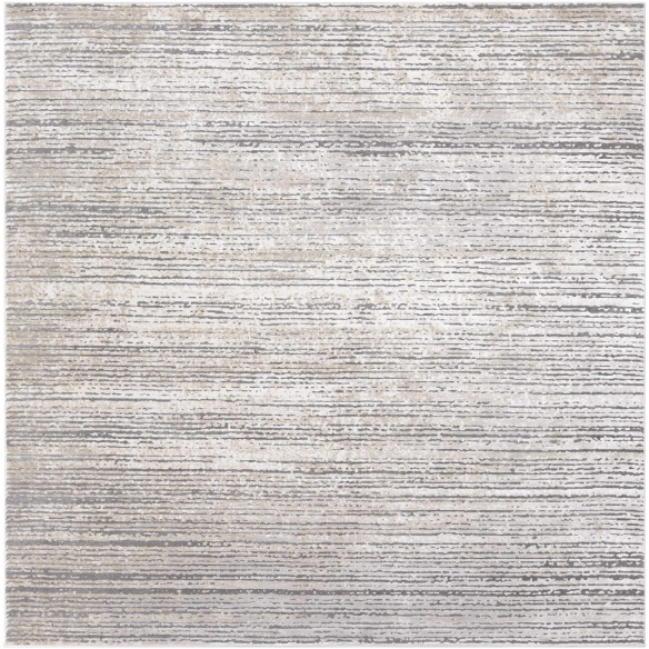 Modern Abstract Gray Area Rug – Stain-Resistant, High-Low Pile, Distressed Ivory Hues for a Relaxed, Stylish Touch