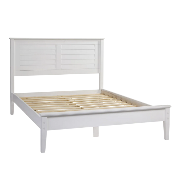 Brushed Wooden Full Double Size Bed and Bedroom Set – Elegant Design with Sturdy Construction and Rustic Charm