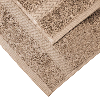 Luxury Taupe Egyptian Cotton 3-Piece Towel Set – 800 GSM Plush and Highly Absorbent Bath Towels