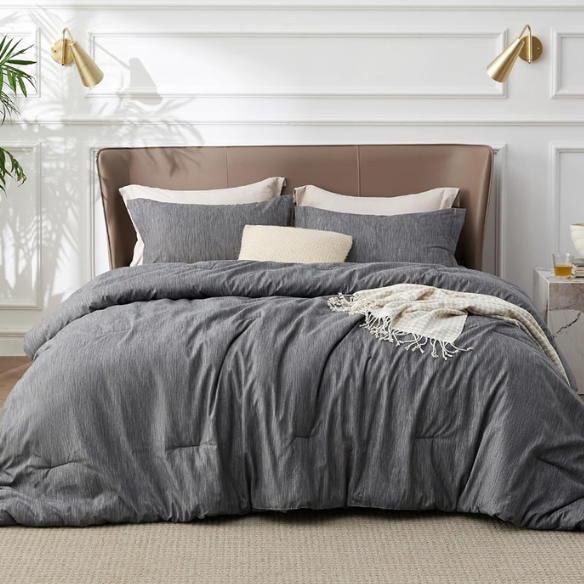 All-Season Comforter Set – Reversible Cooling & Warmth Bed Set for Ultimate Comfort Year-Round