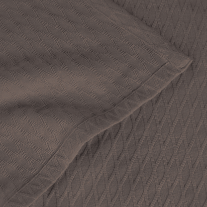 Brown Weave Cotton Blanket – Luxurious, Soft & Breathable All-Season Comfort
