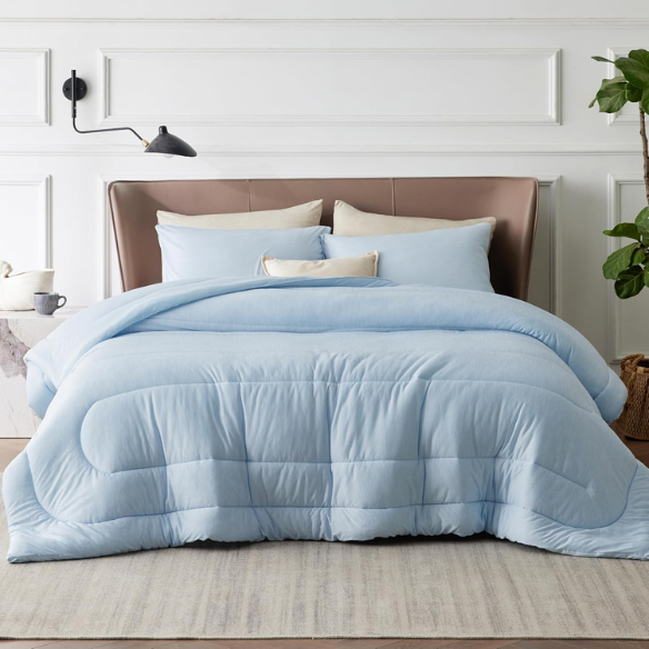 All-Season Comforter Set – Reversible Cooling & Warmth Bed Set for Ultimate Comfort Year-Round