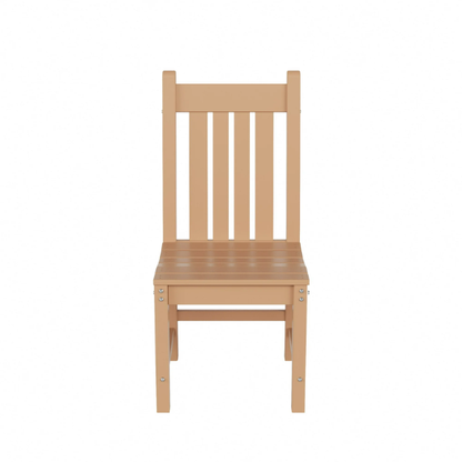 All-Weather Outdoor Patio Dining Chair with Arms – Durable HDPE Construction for Long-Lasting Comfort and Style